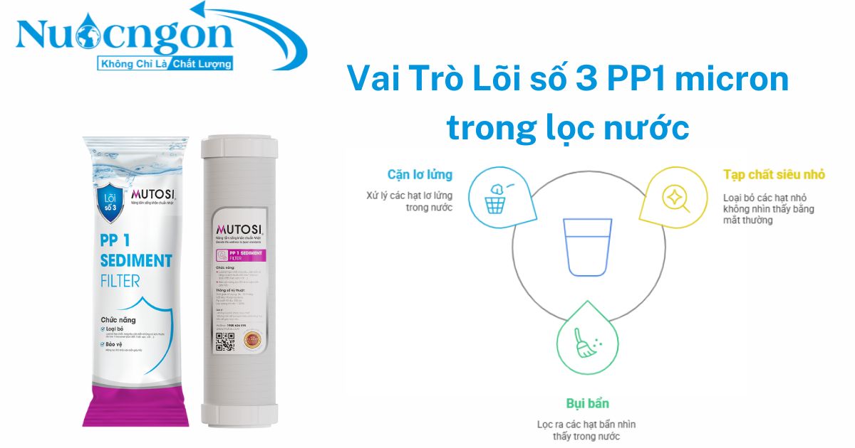 Lõi số 3 PP1 Micron Mutosi chính hãng