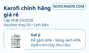 Máy lọc nước Karofi chính hãng giá rẻ (cập nhật Tháng 03/2026)